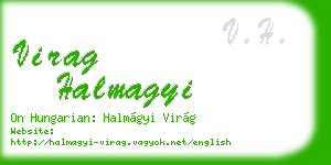 virag halmagyi business card
